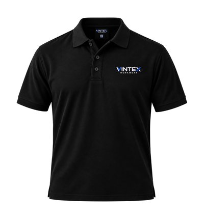 Black Vintex polo shirt